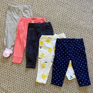 Carter’s various baby leggings